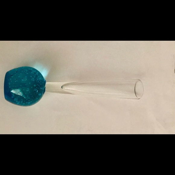 New Art Glass Bud Vase Handcrafted by Glass Artist - Picture 12 of 16